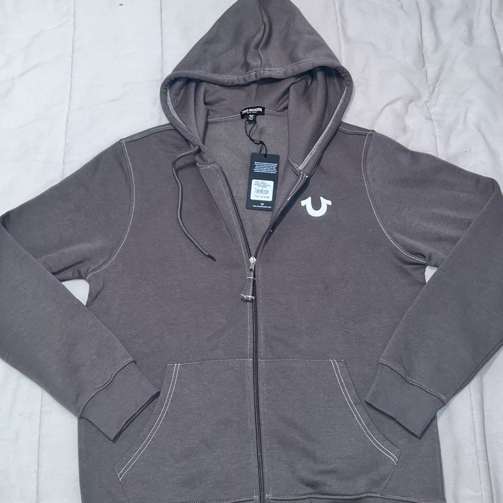 True religion Logo Seal Zip Hoodie - Picture 2 of 9